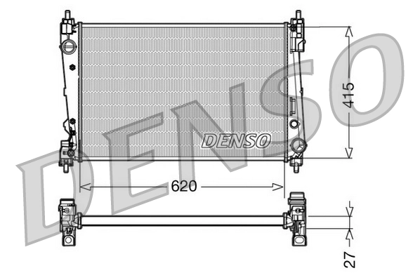 Radiator racire motor