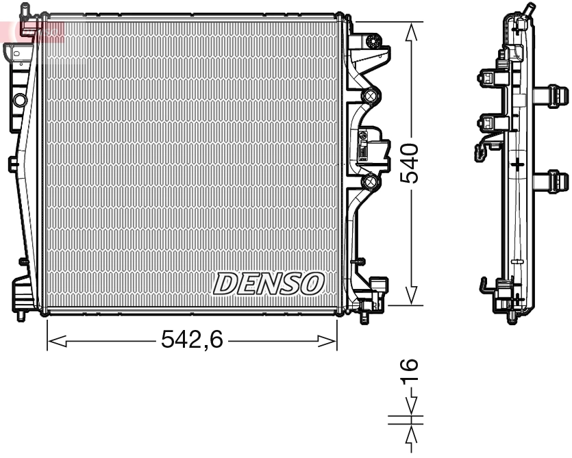 Radiator racire motor