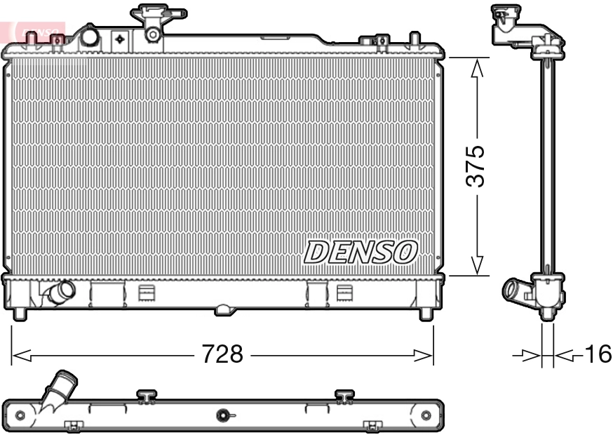 Radiator racire motor