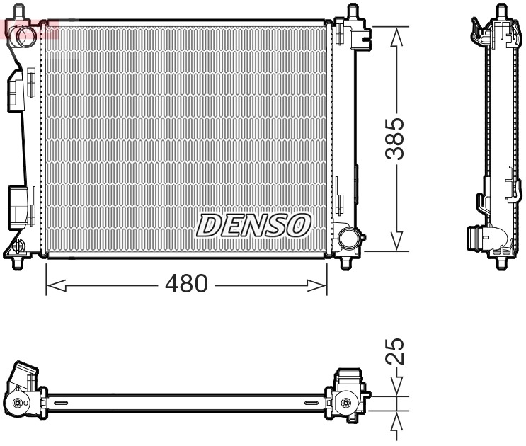 Radiator racire motor
