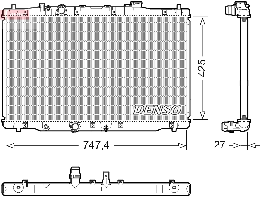Radiator racire motor