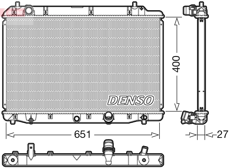 Radiator racire motor