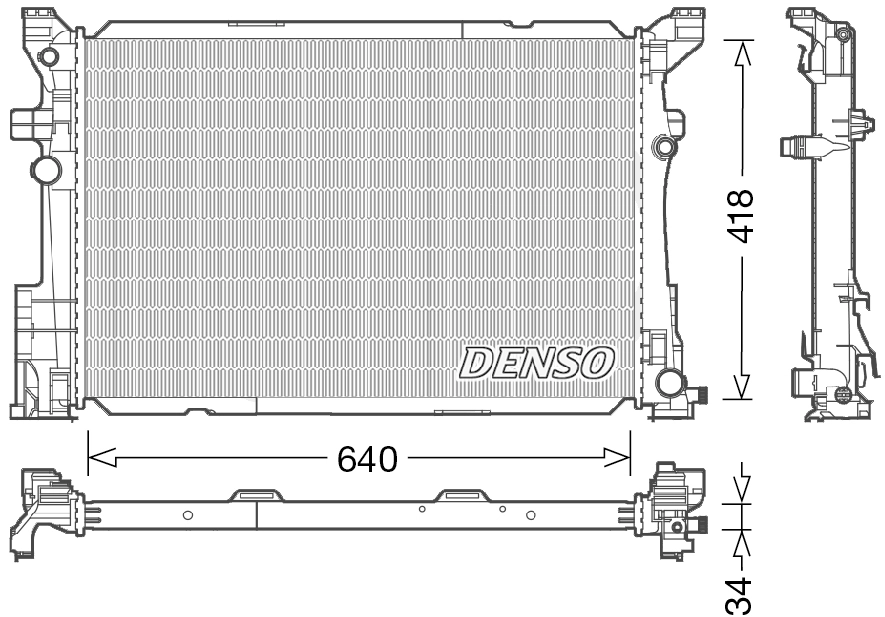 Radiator racire motor
