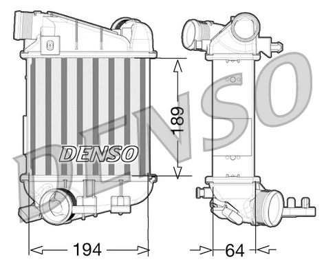 Intercooler, compresor