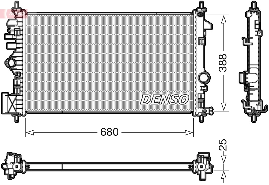 Radiator racire motor