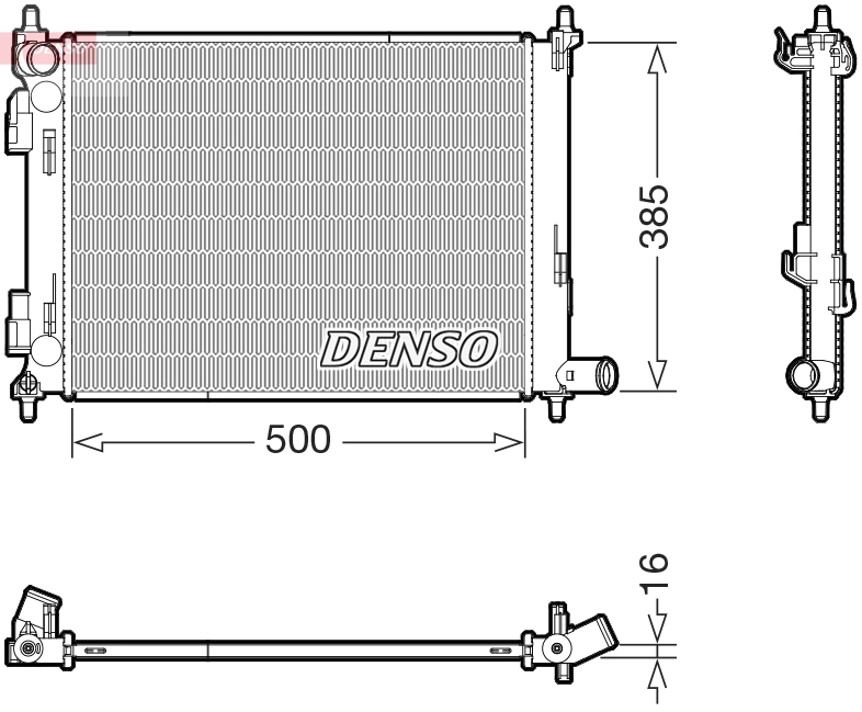 Radiator racire motor