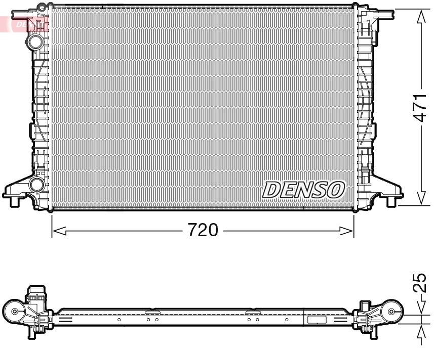 Radiator racire motor