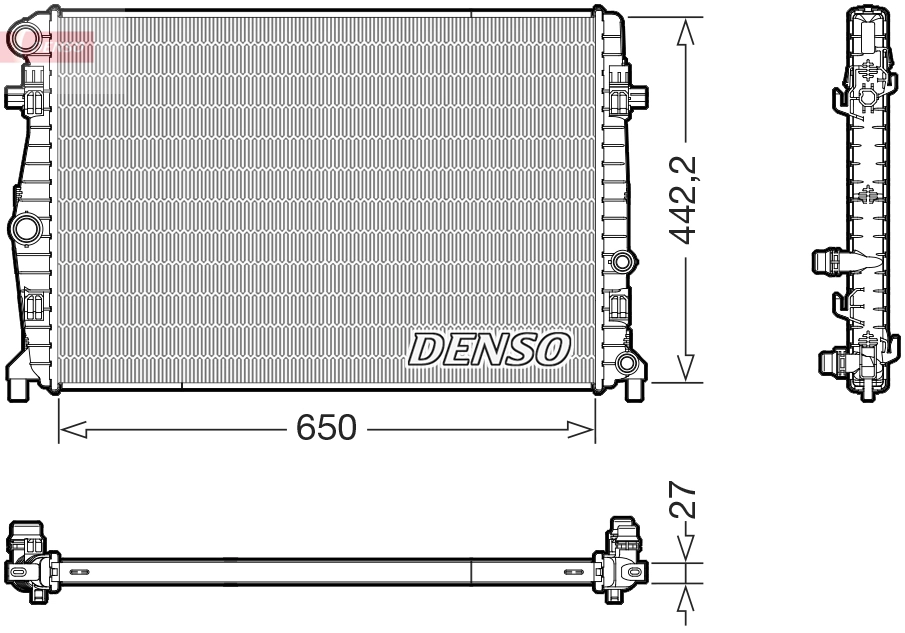 Radiator racire motor