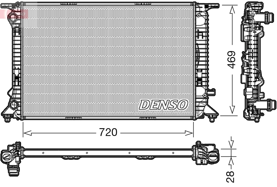 Radiator racire motor