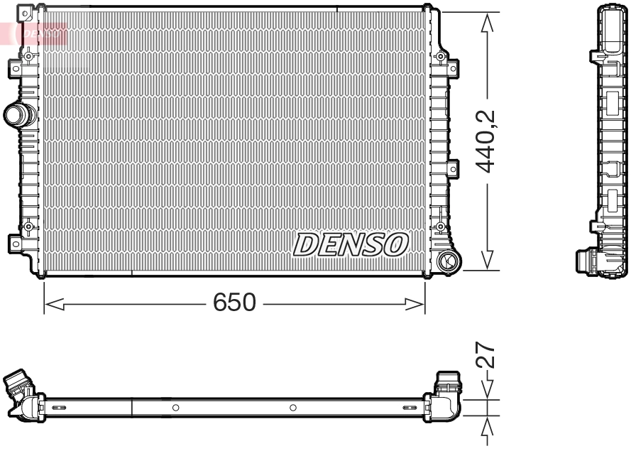 Radiator racire motor