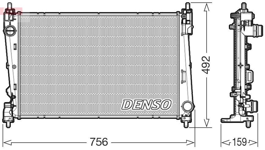 Radiator racire motor
