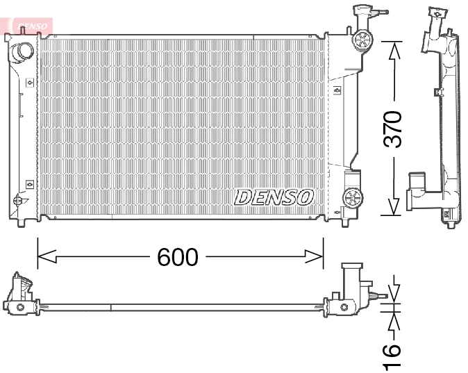 Radiator racire motor