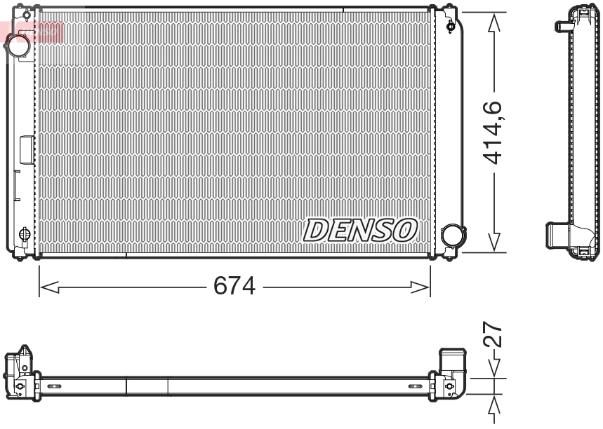 Radiator racire motor