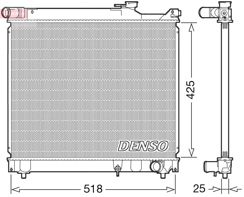 Radiator racire motor