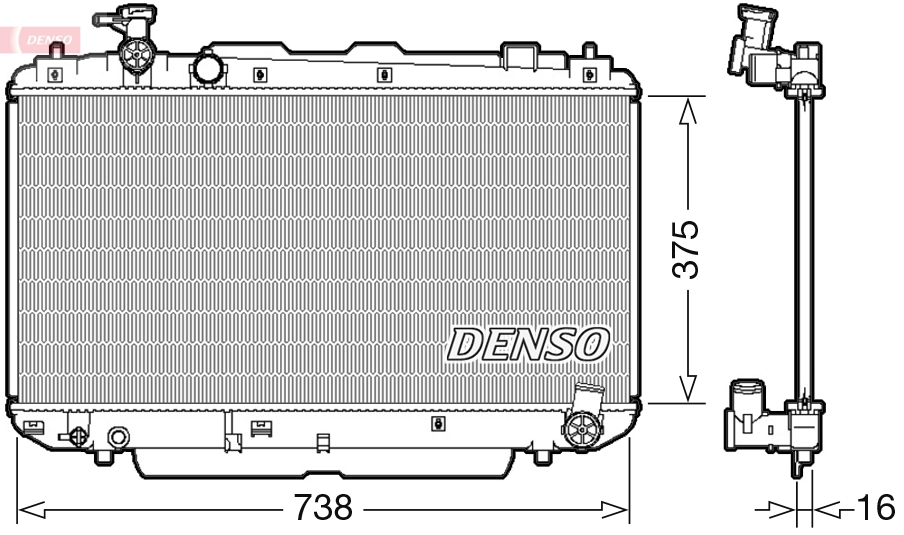 Radiator racire motor