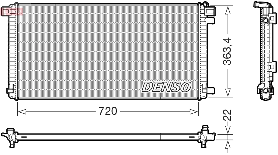 Radiator racire motor