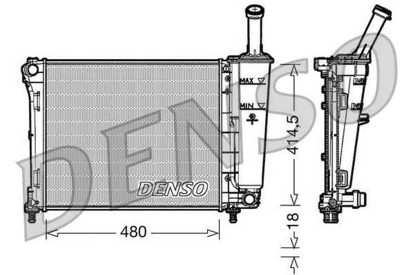 Radiator racire motor