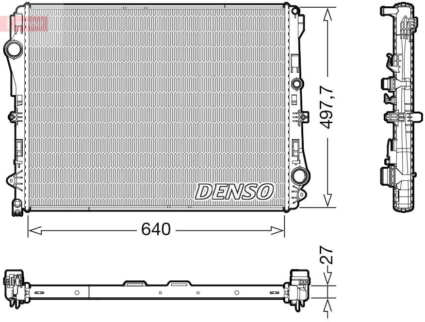 Radiator racire motor
