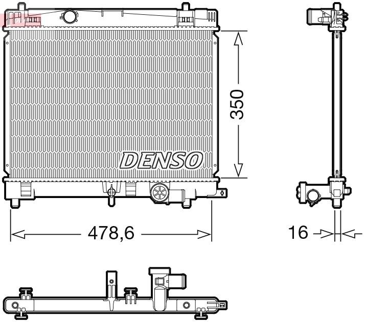 Radiator racire motor