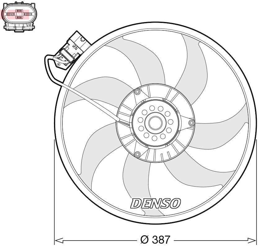 Ventilator radiator racire