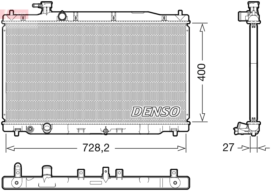 Radiator racire motor
