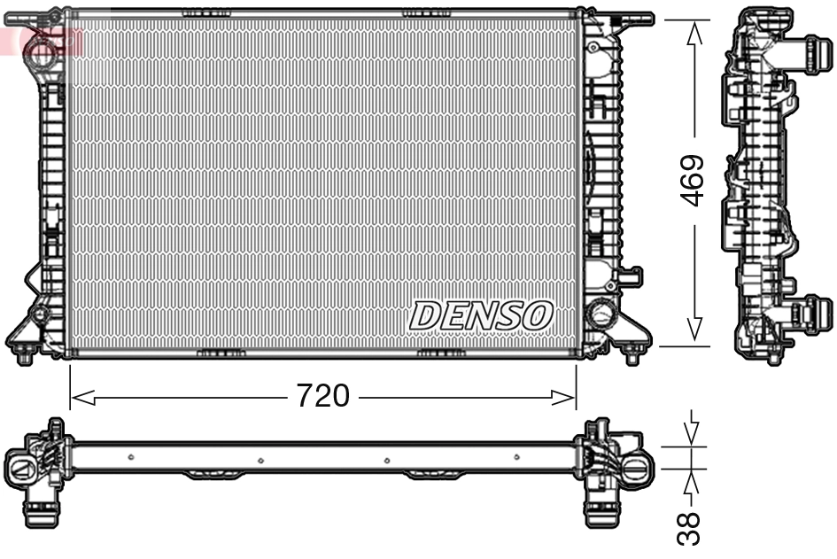 Radiator racire motor