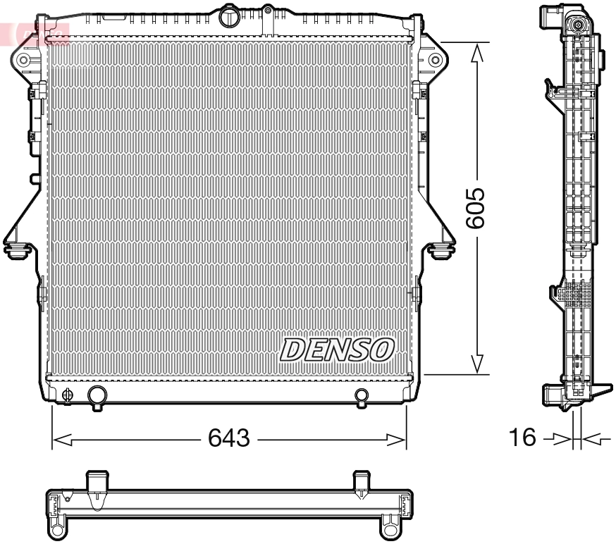 Radiator racire motor