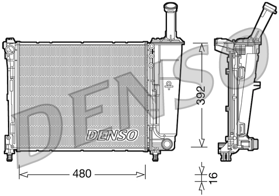 Radiator racire motor