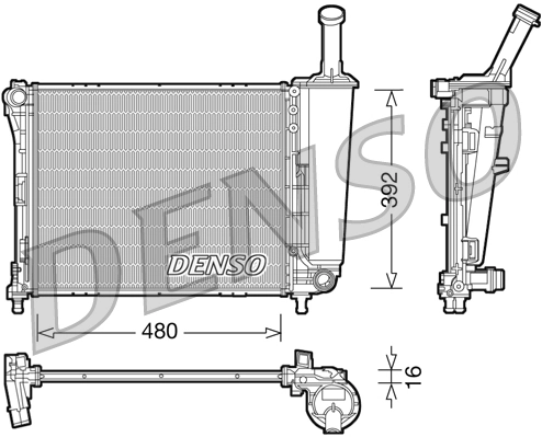 Radiator racire motor