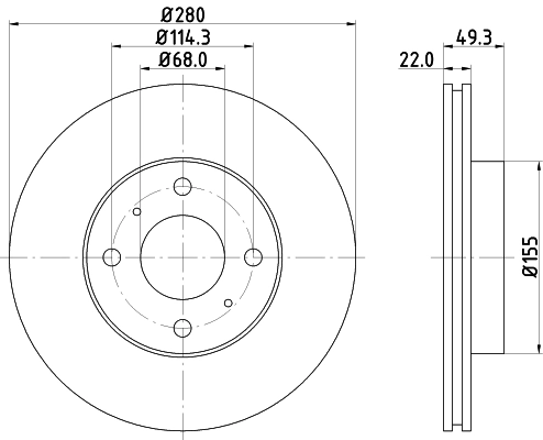 Disc frana