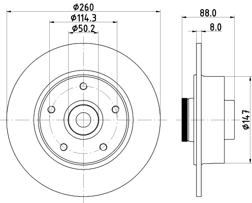 Disc frana