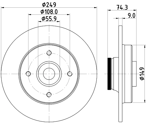 Disc frana