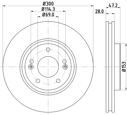 Disc frana
