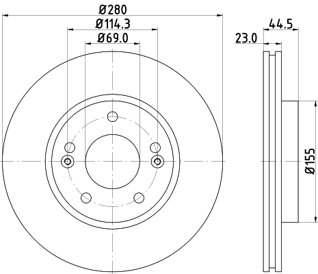 Disc frana