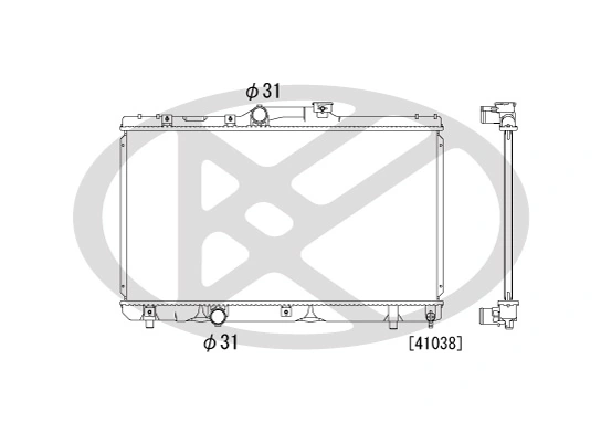 Radiator racire motor