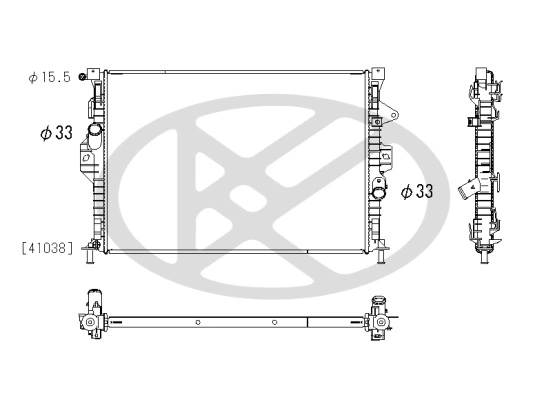 Radiator racire motor