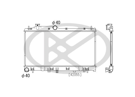 Radiator racire motor