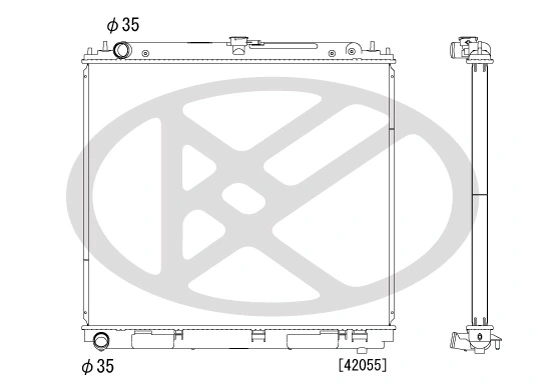 Radiator racire motor