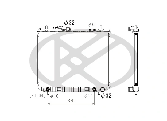 Radiator racire motor