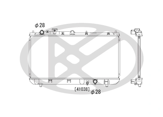 Radiator racire motor