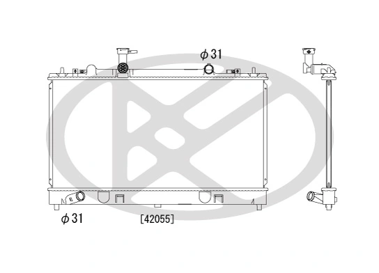 Radiator racire motor