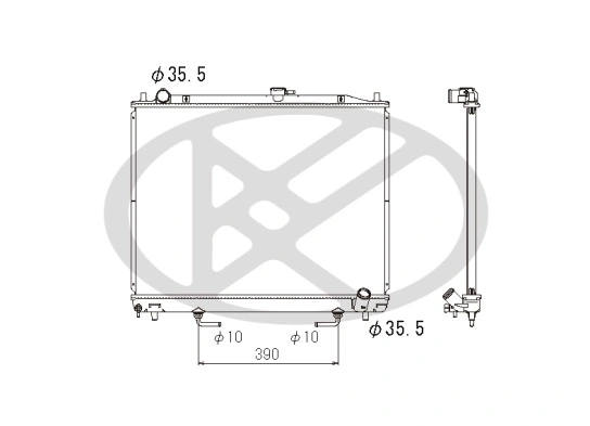 Radiator racire motor