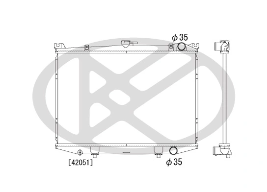 Radiator racire motor