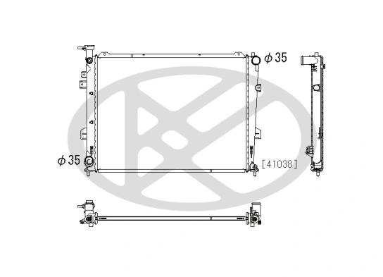 Radiator racire motor