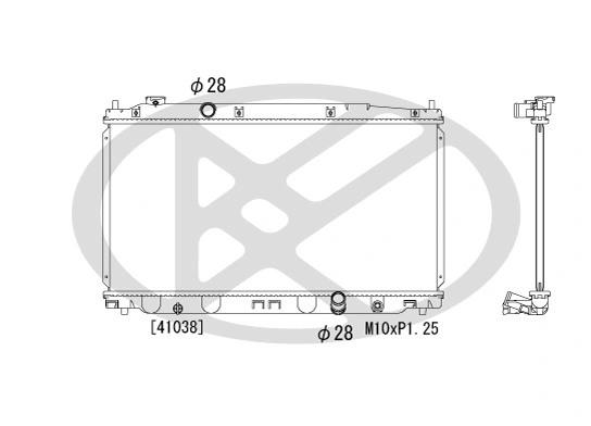 Radiator racire motor
