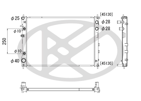 Radiator racire motor