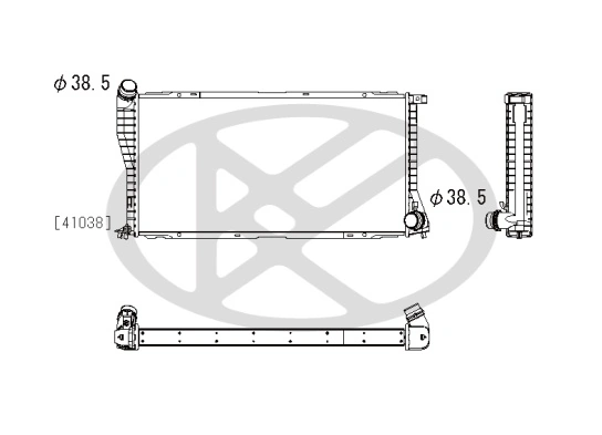 Radiator racire motor