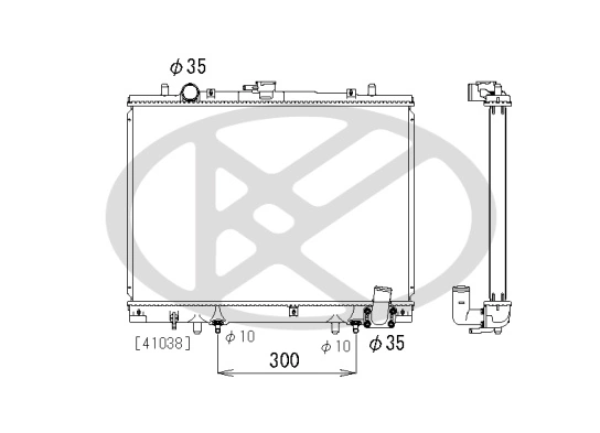 Radiator racire motor