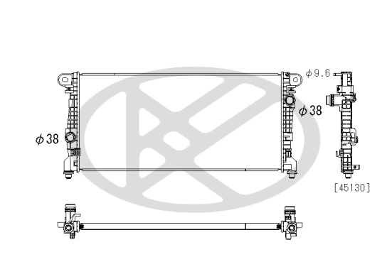 Radiator racire motor