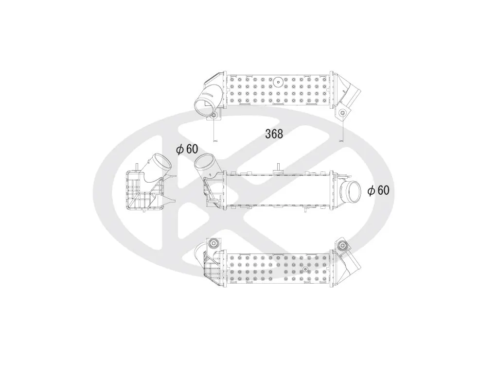 Intercooler, compresor